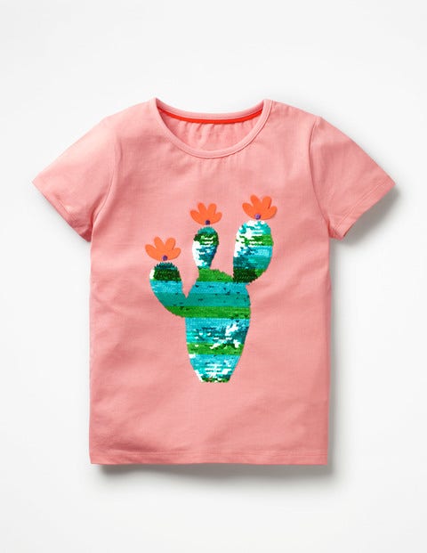 Fluttery Colour-Change T-Shirt - Shell Pink Cactus Fluttery Colour-Change T-Shirt - Shell Pink Cactus