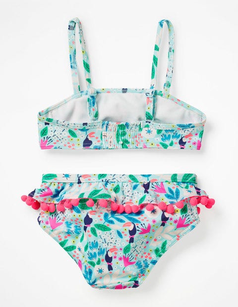 Bikiniset Mit Rüschen - Quartzblau, Tukangarten Bikiniset Mit Rüschen - Quartzblau, Tukangarten