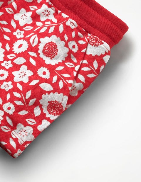 Printed Jersey Shorts - Strawberry Tart Red Vines Printed Jersey Shorts - Strawberry Tart Red Vines
