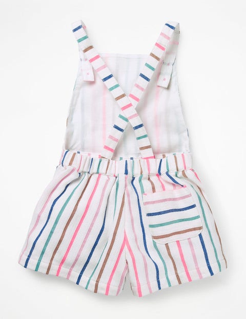 Cross-Back Woven Romper - Multi Stripe Cross-Back Woven Romper - Multi Stripe