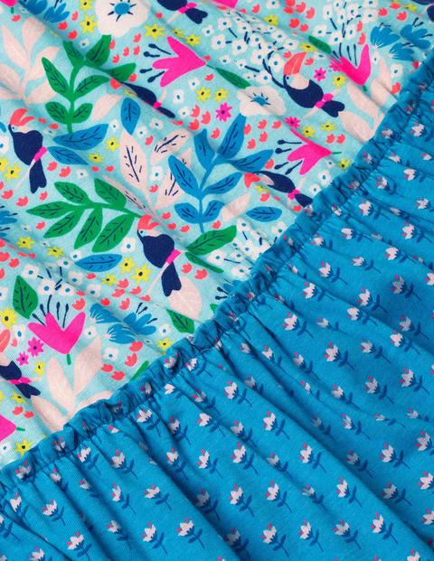 Strappy Hotchpotch Dress - Blue Quartz Toucan Garden Strappy Hotchpotch Dress - Blue Quartz Toucan Garden