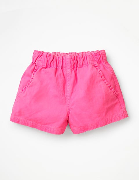 Twillshorts Mit Rüschentaschen - Festivalrosa Twillshorts Mit Rüschentaschen - Festivalrosa