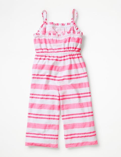 Strappy Jumpsuit - Fluoro Pink Stripe Strappy Jumpsuit - Fluoro Pink Stripe