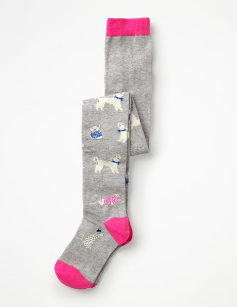 Patterned Tights - Grey Marl Patterned Tights - Grey Marl