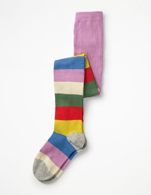 Patterned Tights - Rainbow Multi Stripe Patterned Tights - Rainbow Multi Stripe