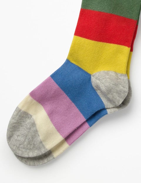 Patterned Tights - Rainbow Multi Stripe Patterned Tights - Rainbow Multi Stripe
