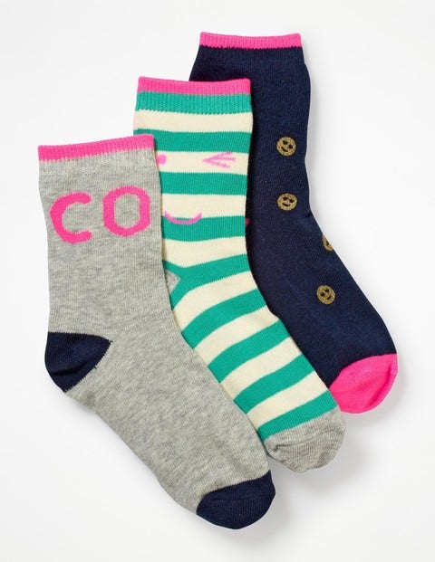 3 Pack Socks - Emoji 3 Pack Socks - Emoji