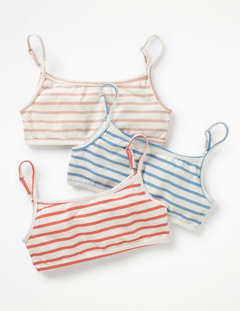 3 Pack Crop Tops - Multi Stripes 3 Pack Crop Tops - Multi Stripes