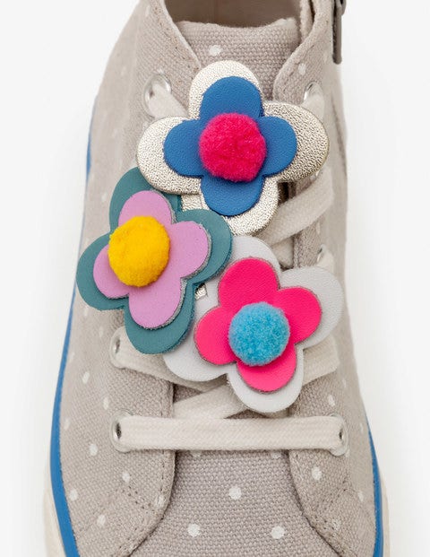 Canvas High Top Sneakers - Shale Grey Canvas High Top Sneakers - Shale Grey