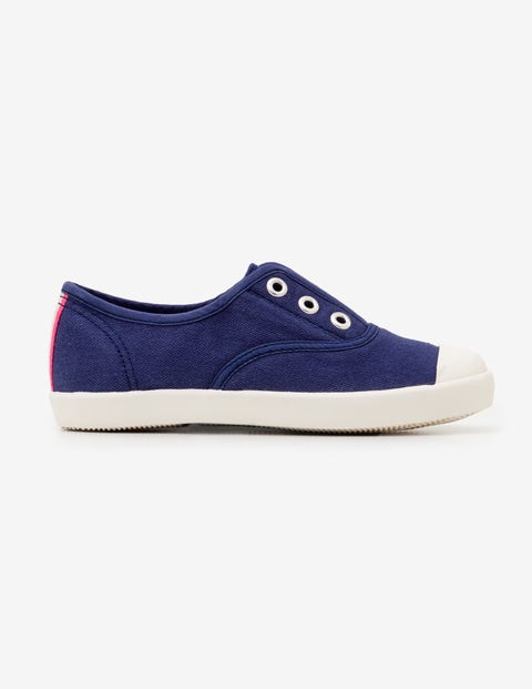 Laceless Canvas Shoes - Starboard Blue Laceless Canvas Shoes - Starboard Blue