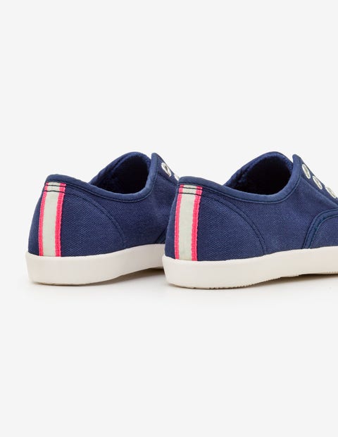 Laceless Canvas Shoes - Starboard Blue Laceless Canvas Shoes - Starboard Blue