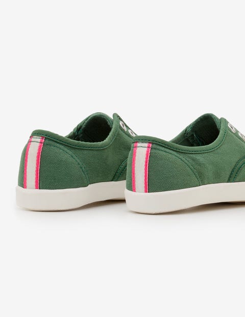 Chaussures Sans Lacets En Toile - Vert romarin Chaussures Sans Lacets En Toile - Vert romarin