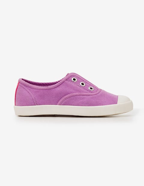 Laceless Canvas Shoes - Lilac Pink Laceless Canvas Shoes - Lilac Pink