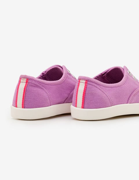 Laceless Canvas Shoes - Lilac Pink Laceless Canvas Shoes - Lilac Pink