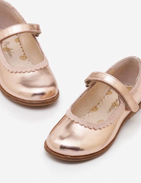 Party Mary Janes - Rose Gold Metallic Party Mary Janes - Rose Gold Metallic