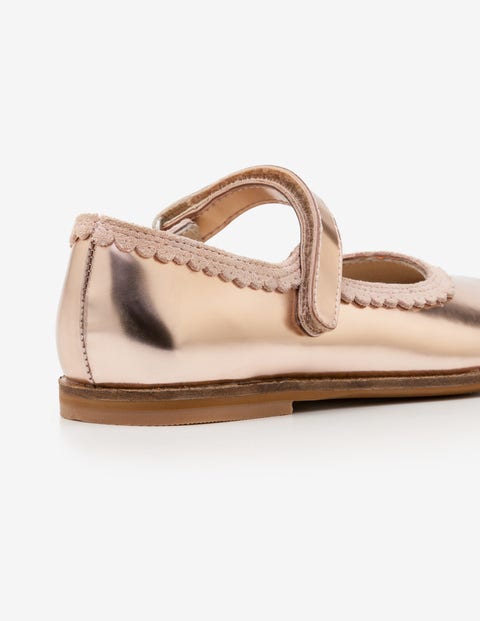 Party Mary Janes - Rose Gold Metallic Party Mary Janes - Rose Gold Metallic