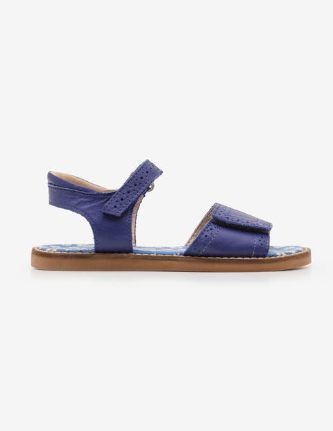Leather Padded Sandals - Starboard Blue Leather Padded Sandals - Starboard Blue