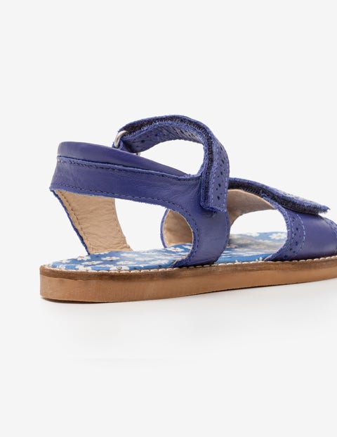 Leather Padded Sandals - Starboard Blue Leather Padded Sandals - Starboard Blue