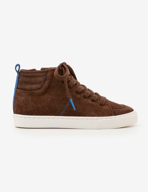 Suede High Tops - Chocolate Brown Suede High Tops - Chocolate Brown