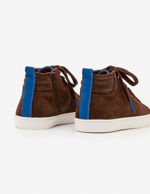 Suede High Tops - Chocolate Brown Suede High Tops - Chocolate Brown