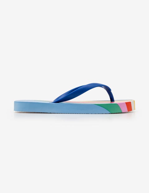 Printed Flip-Flops - Light Sky Printed Flip-Flops - Light Sky