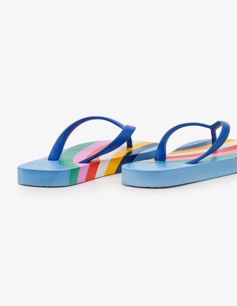 Printed Flip-Flops - Light Sky Printed Flip-Flops - Light Sky