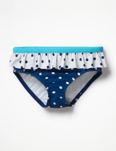 Pretty Bikini Bottoms - Deep Sea Blue/Ivory Spot Pretty Bikini Bottoms - Deep Sea Blue/Ivory Spot