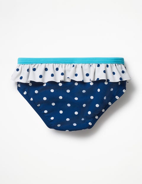 Pretty Bikini Bottoms - Deep Sea Blue/Ivory Spot Pretty Bikini Bottoms - Deep Sea Blue/Ivory Spot