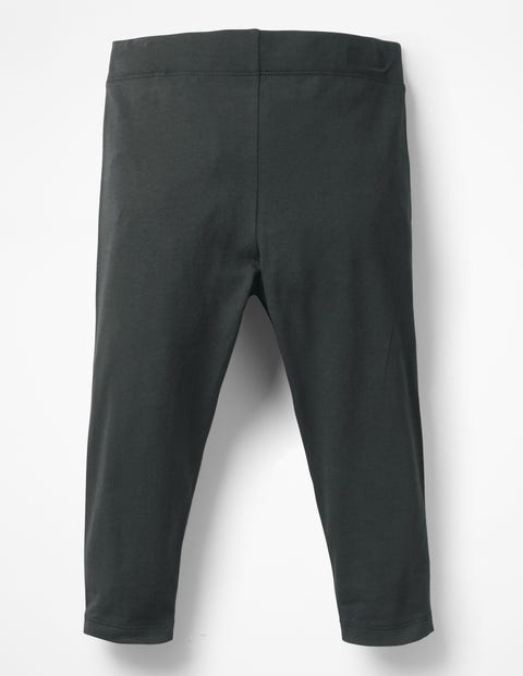 Plain Cropped Leggings - Black Plain Cropped Leggings - Black
