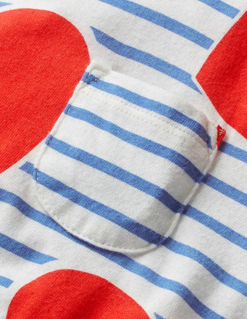 Fun Jersey Dress - Elizabethan Blue Stripe/Hearts Fun Jersey Dress - Elizabethan Blue Stripe/Hearts