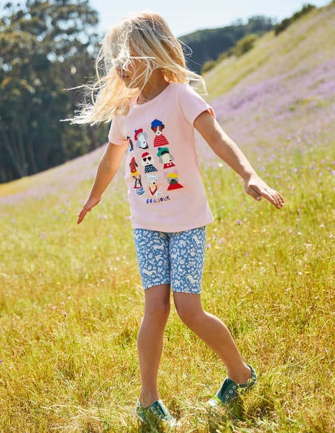 Fun Animal Printed T-Shirt - Parisian Pink Dogs Fun Animal Printed T-Shirt - Parisian Pink Dogs
