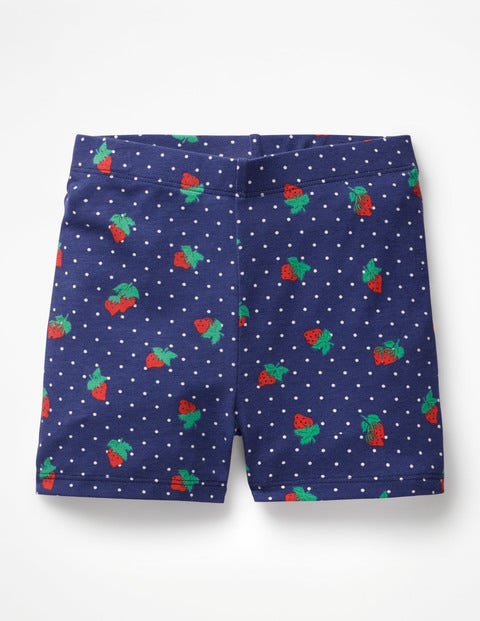 Jersey Shorts - Starboard Blue Strawberry Spot Jersey Shorts - Starboard Blue Strawberry Spot