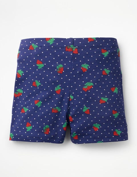 Jersey Shorts - Starboard Blue Strawberry Spot Jersey Shorts - Starboard Blue Strawberry Spot