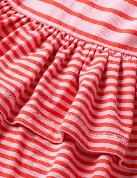 Stripy Jersey Dress - Parasol Pink/Red Stripy Jersey Dress - Parasol Pink/Red