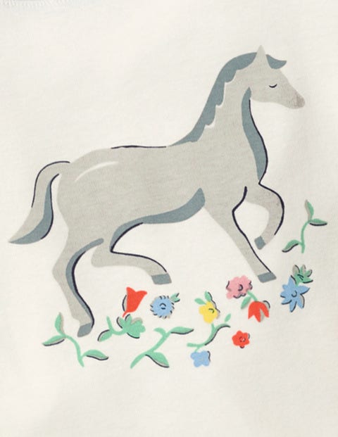 Cosy Long John Pajamas - Multi Wild Ponies Cosy Long John Pajamas - Multi Wild Ponies
