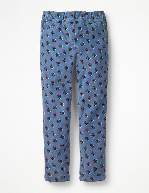 Cord Leggings - Boathouse Blue Vintage Posy Cord Leggings - Boathouse Blue Vintage Posy