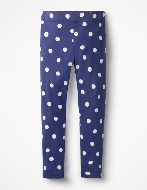 Stripe & Spot Leggings - Starboard Blue Painted Spot Stripe & Spot Leggings - Starboard Blue Painted Spot
