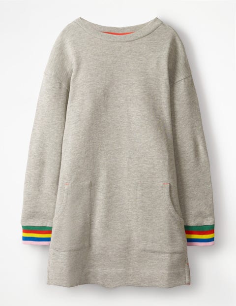 Sweatshirt Dress - Grey Marl Sweatshirt Dress - Grey Marl