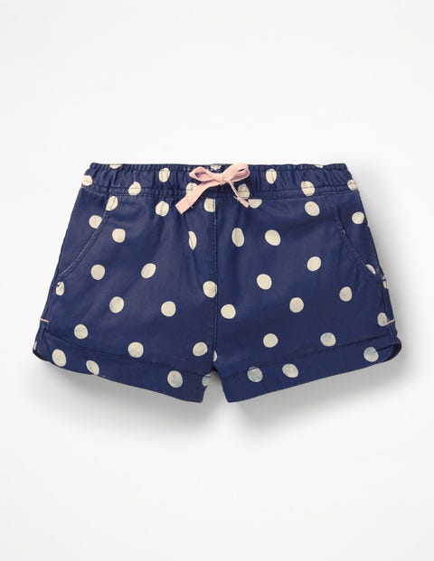 Heart Pocket Shorts - Starboard Blue/Ecru Spot Heart Pocket Shorts - Starboard Blue/Ecru Spot