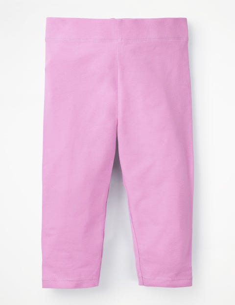 Plain Cropped Leggings - Lilac Pink Plain Cropped Leggings - Lilac Pink