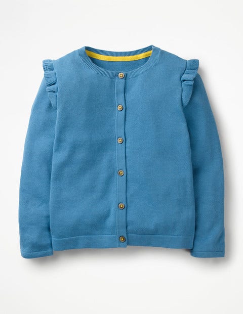 Frilly Cardigan - Elizabethan Blue Frilly Cardigan - Elizabethan Blue