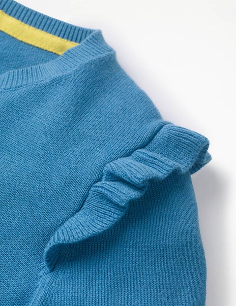 Frilly Cardigan - Elizabethan Blue Frilly Cardigan - Elizabethan Blue