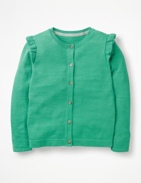 Frilly Cardigan - Jungle Green Frilly Cardigan - Jungle Green