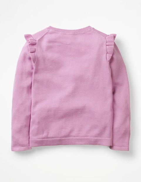 Frilly Cardigan - Lilac Pink Frilly Cardigan - Lilac Pink