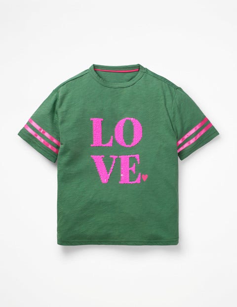 Love T-Shirt - Rosemary Green Love Love T-Shirt - Rosemary Green Love