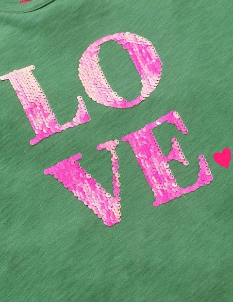 Love T-Shirt - Rosemary Green Love Love T-Shirt - Rosemary Green Love