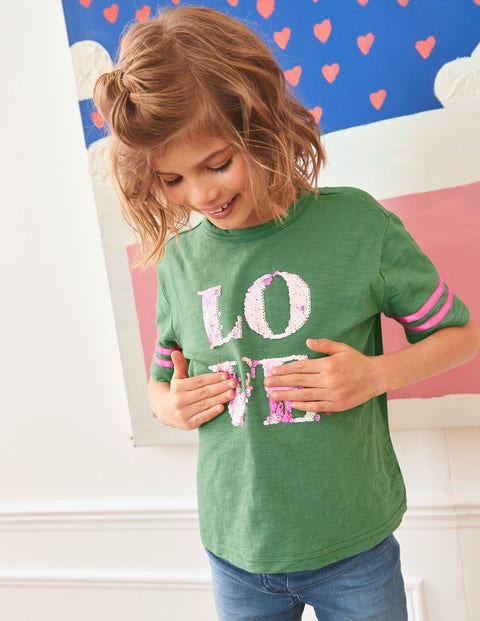 Love T-Shirt - Rosemary Green Love Love T-Shirt - Rosemary Green Love
