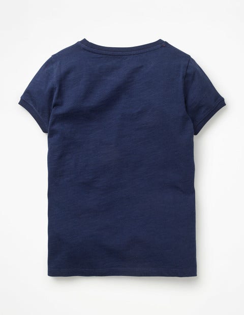 Fun Graphic T-Shirt - College Blue Cool Fun Graphic T-Shirt - College Blue Cool