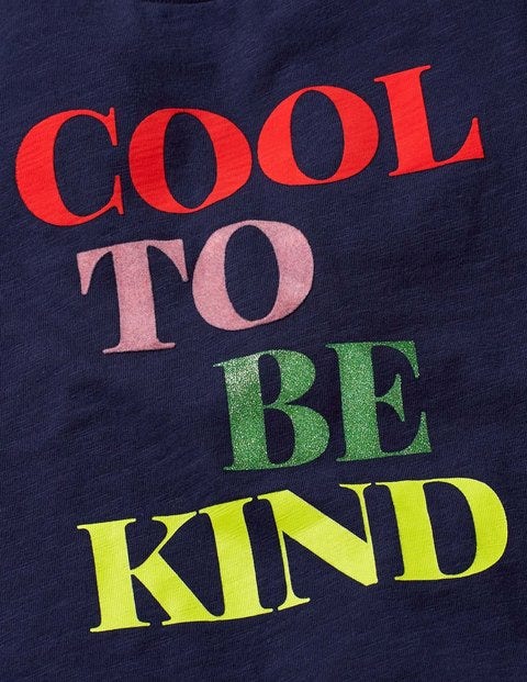 Fun Graphic T-Shirt - College Blue Cool Fun Graphic T-Shirt - College Blue Cool