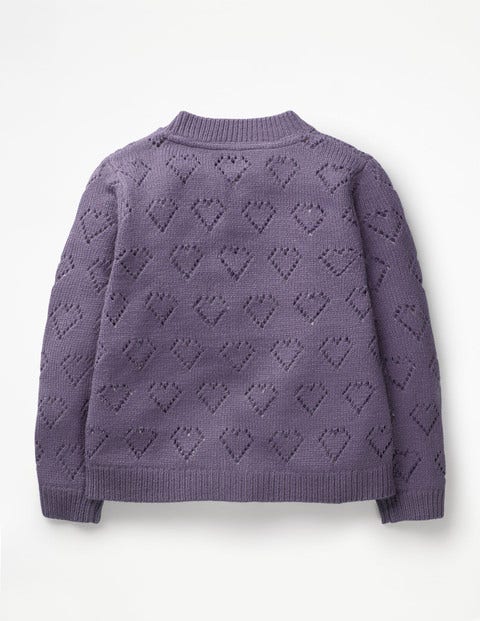 Gemütlicher Cardigan - Violettgrau Gemütlicher Cardigan - Violettgrau